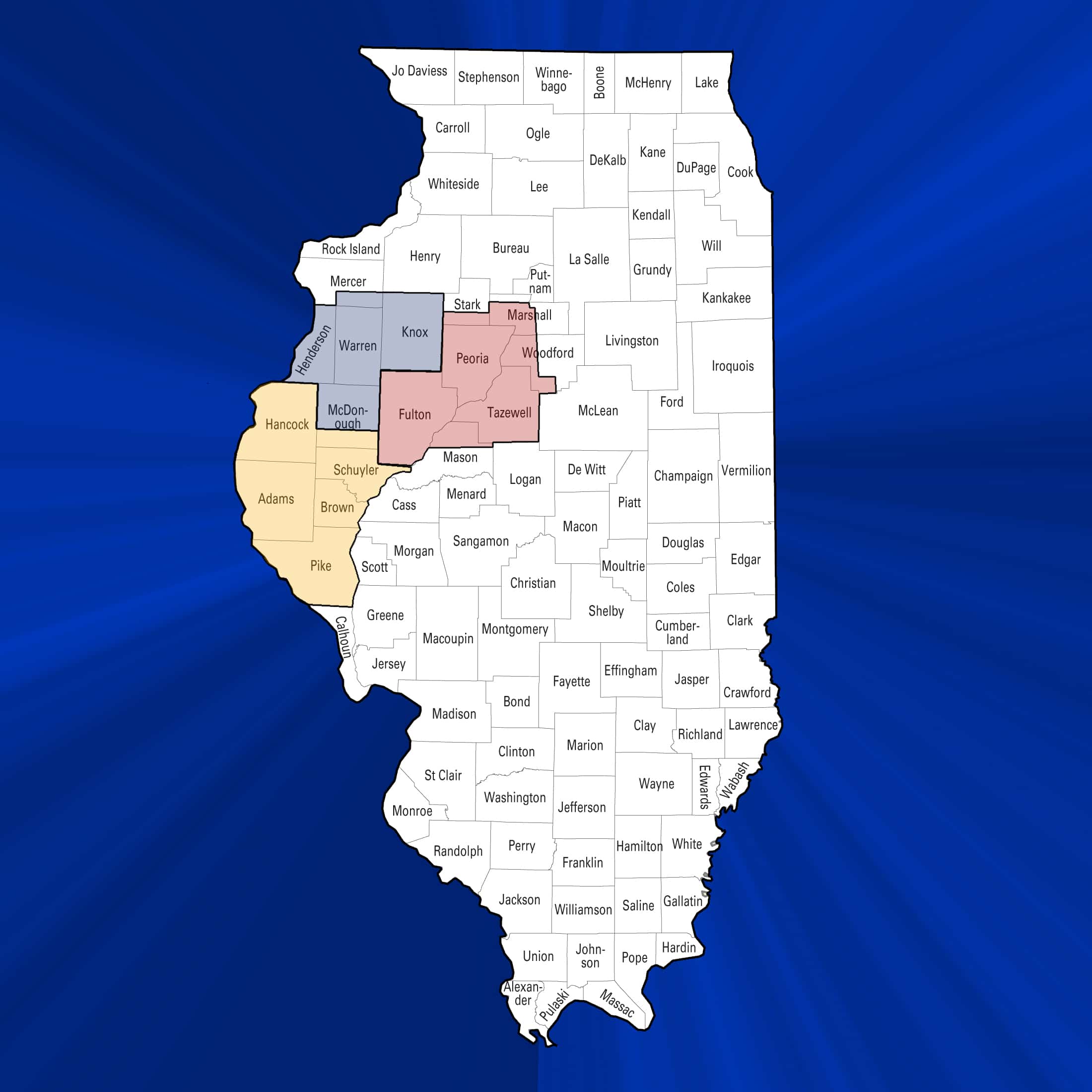 Coverage Map of Illinois